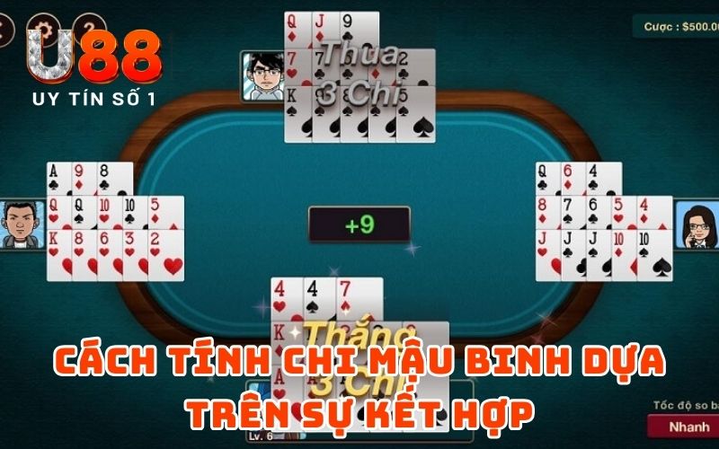 Cách tính chi Mậu Binh dựa trên sự kết hợp