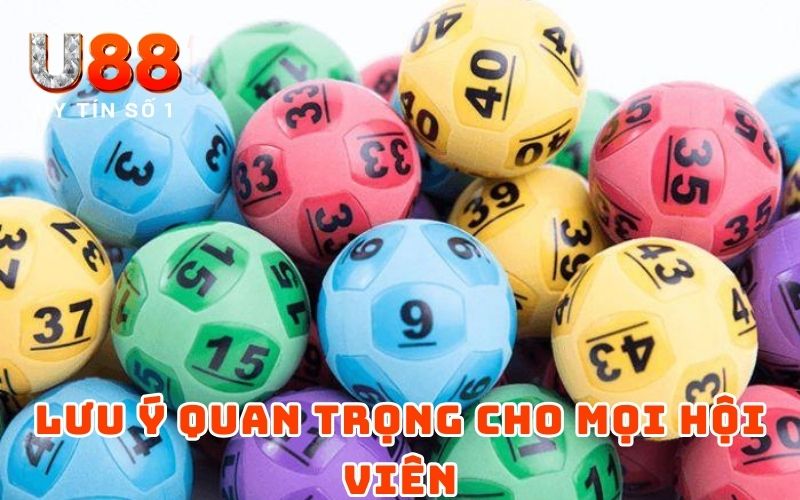 Lưu ý quan trọng cho mọi hội viên