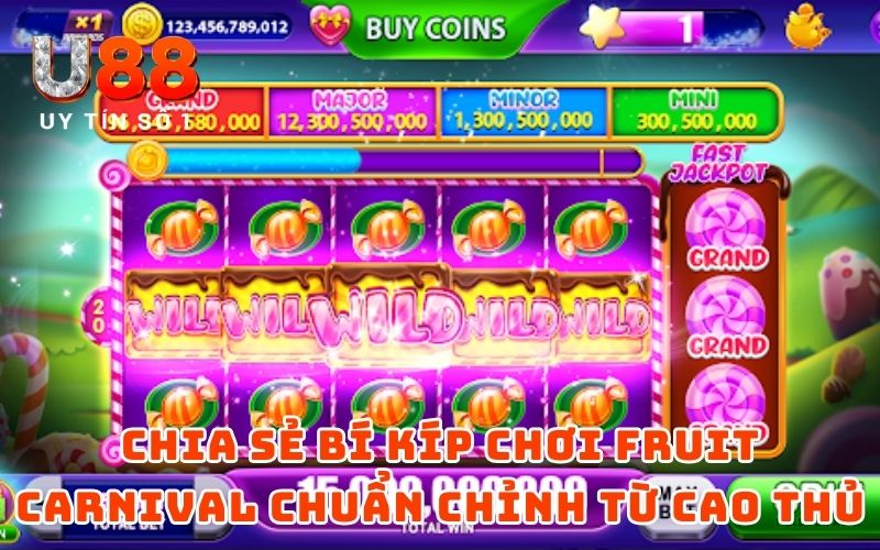 Chia sẻ bí kíp chơi Fruit Carnival chuẩn chỉnh từ cao thủ