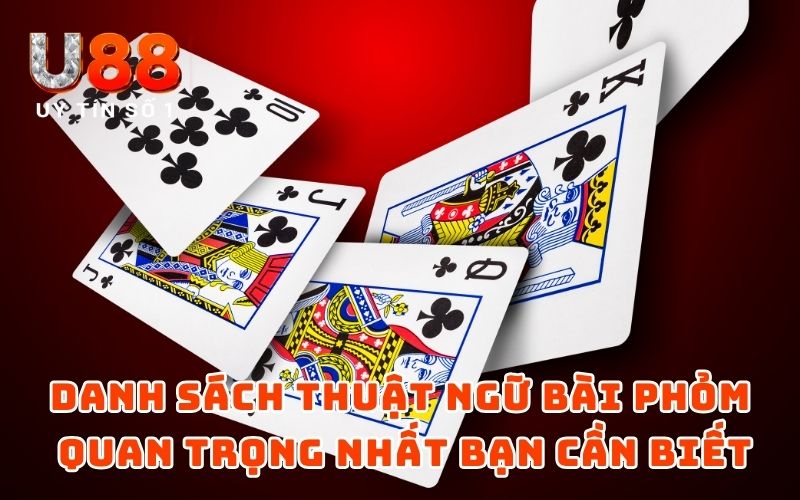 Danh sách thuật ngữ bài phỏm quan trọng nhất bạn cần biết