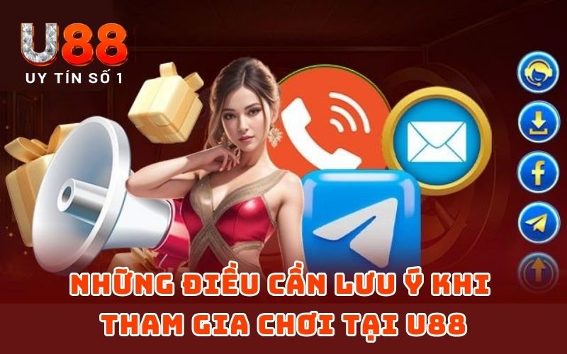 Những điều cần lưu ý khi tham gia chơi tại U88